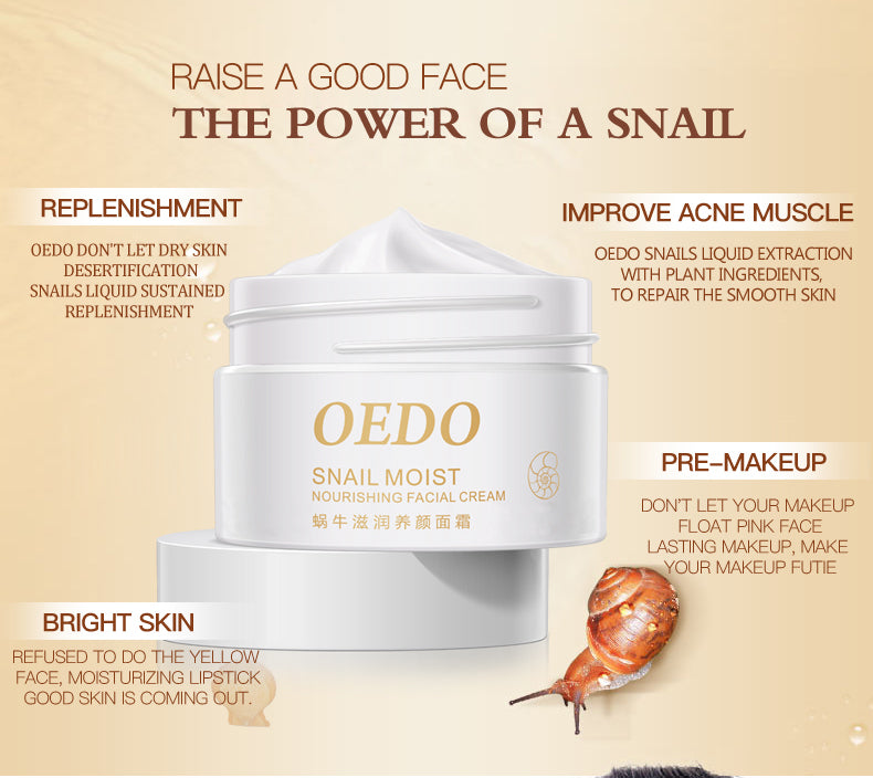 Anti Wrinkle Anti Aging Snail Moist Nourishing Facial Cream  Cream