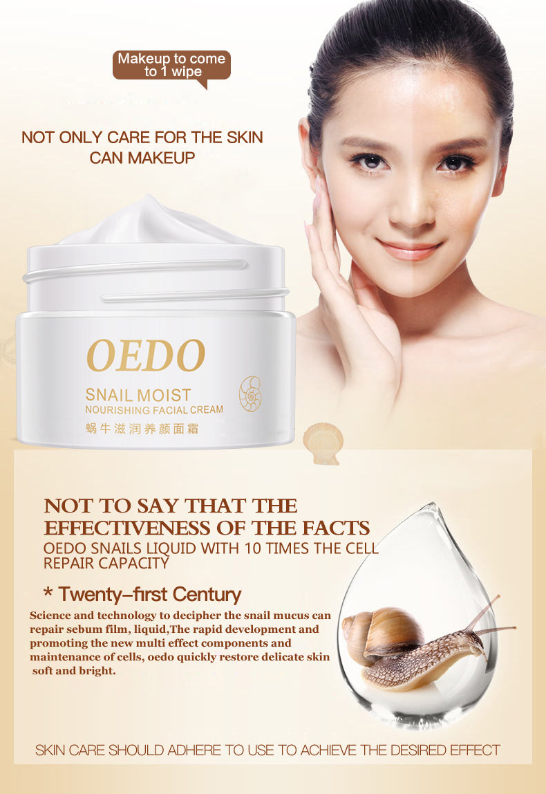 Anti Wrinkle Anti Aging Snail Moist Nourishing Facial Cream  Cream