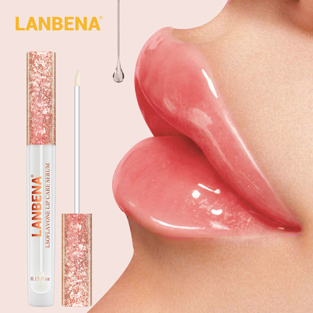 LANBENA  Lip Care Serum Plumper Repairing Moisturizing Lip Elasticity