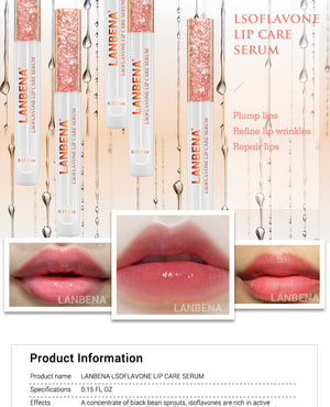 LANBENA  Lip Care Serum Plumper Repairing Moisturizing Lip Elasticity