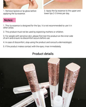 LANBENA  Lip Care Serum Plumper Repairing Moisturizing Lip Elasticity